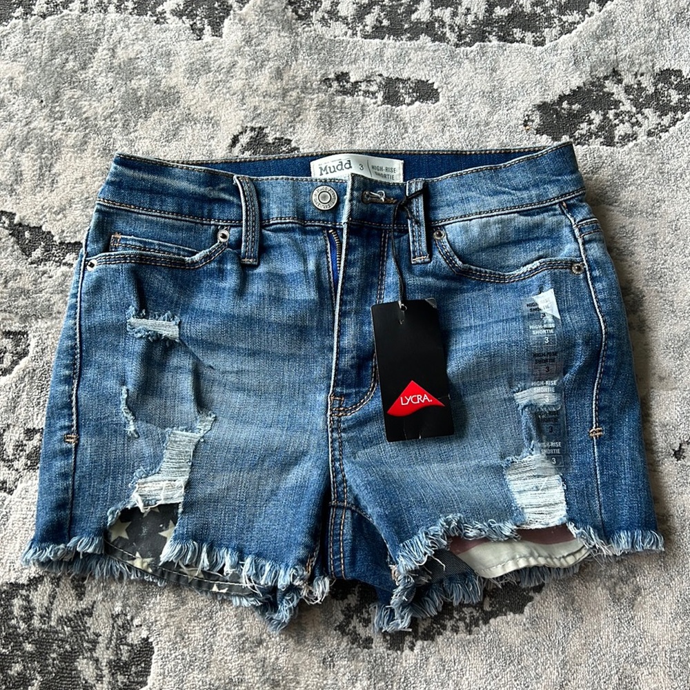 Brand New Mudd Patriotic Pocket Shorts